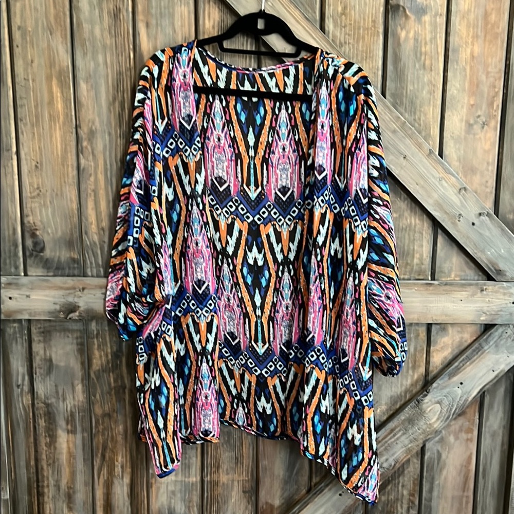 Source Unknown Multicolor Kimono